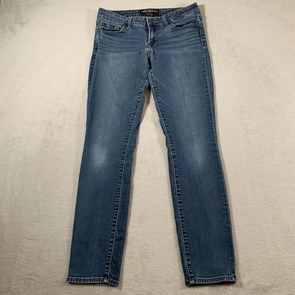 Lucky Brand Jeans Womens 6 28 Blue Lolita Skinny‎ Mid Rise Stretch Denim Pants